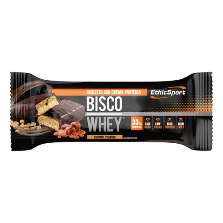 BISCO WHEY CARAMEL PEA BARR