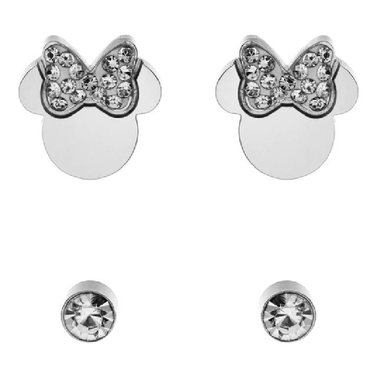 DISNEY SET ORECCHINI MINNIE BI