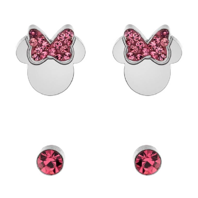 DISNEY SET ORECCHINI MINNIE RA