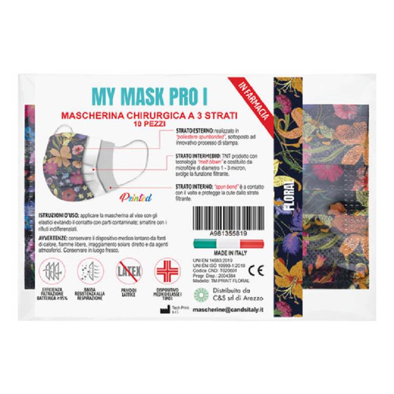MYMASK PRO I MAS CHIR FLOR10PZ