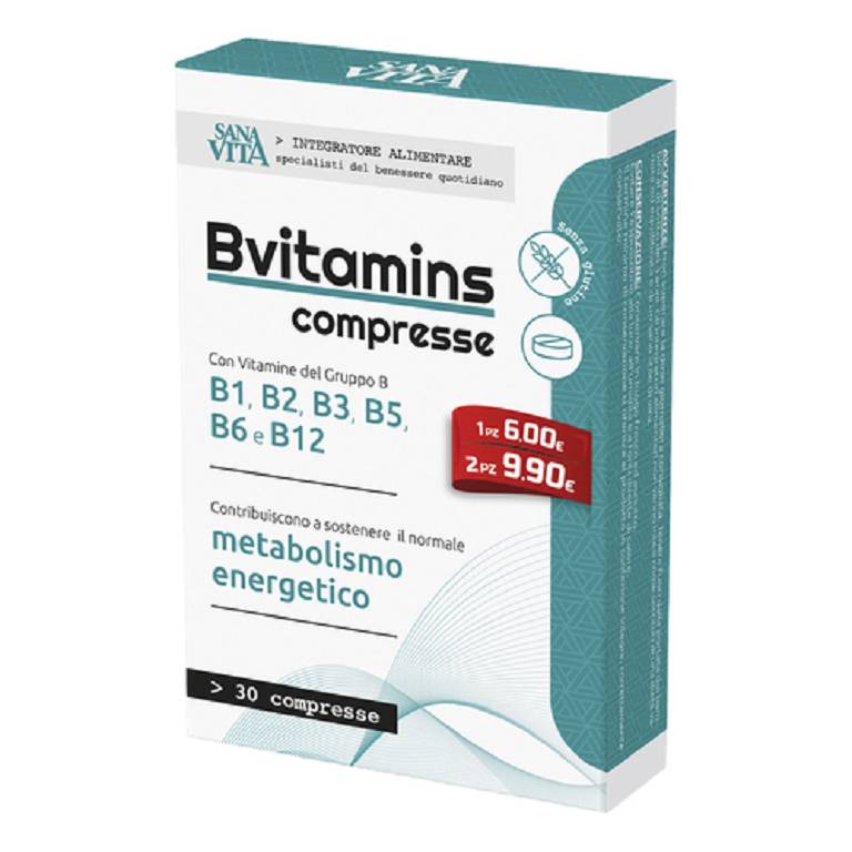 SANAVITA B-VITAMINS 30CPR